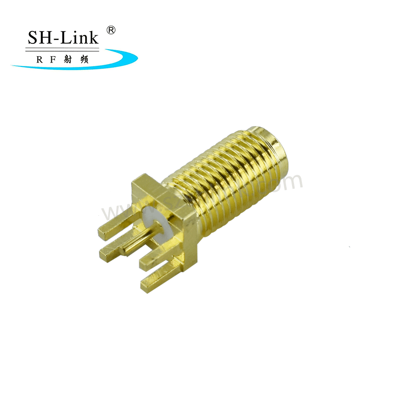 RF SMA coaxial female connector for PCB connector